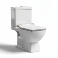 Toilette suspendue en céramique blanche avec mécanisme à double chasse 70 x 38 x 78cm